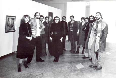 Foto grup, muzeograf Doina Bujor- critic de arta (in mijloc), 1979