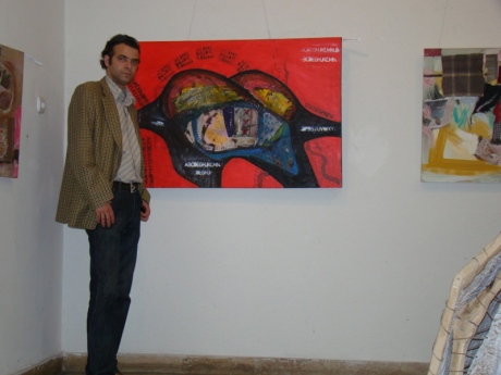 Organizatorul expoziţiei "Atelier 35" , Mihnea Baran