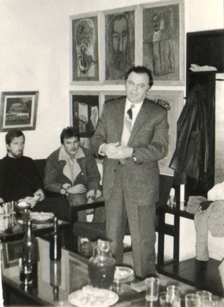 8.11.1987, Biblioteca UAP , Victor Enăşoae, Iancu Săndel